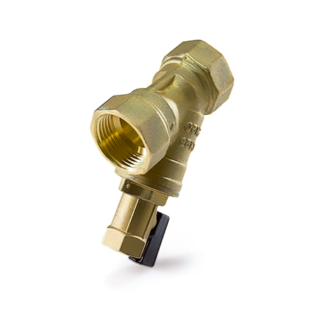 Фильтр косой c мини краном 1/2"