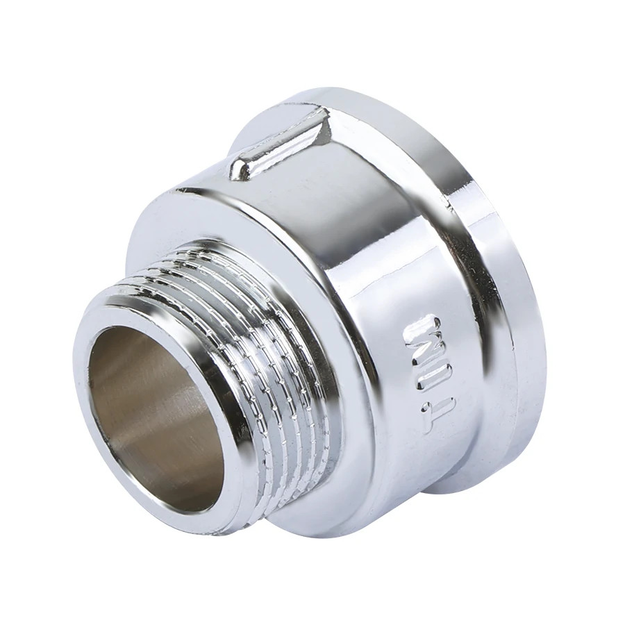 Переходник хромированный 1"г*1/2"ш
