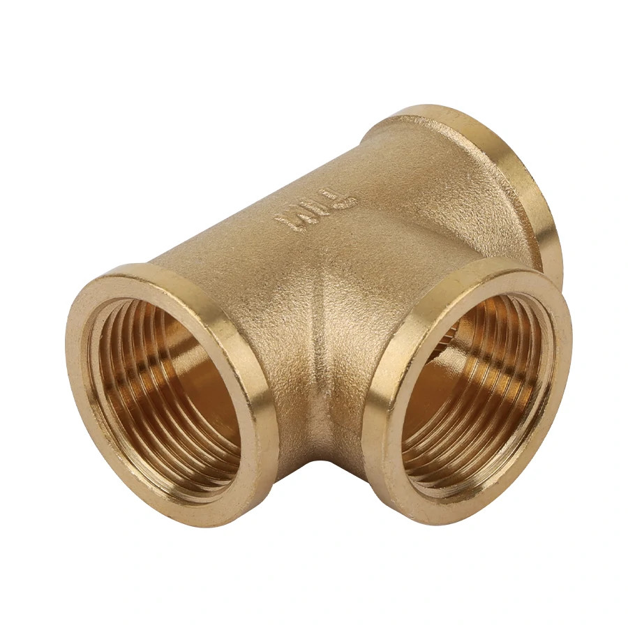 Тройник переходной латунный 3/4"*1/2"*3/4" г/г/г