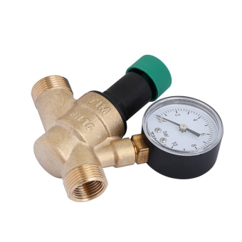 Редуктор снижение давления  с манометром, мембранный 1/2"г -1/2"г и 3/4"ш