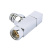 Вентиль угловой для полотенцесушителя,( квадратный) (хром) 3/4"г* 1/2"ш