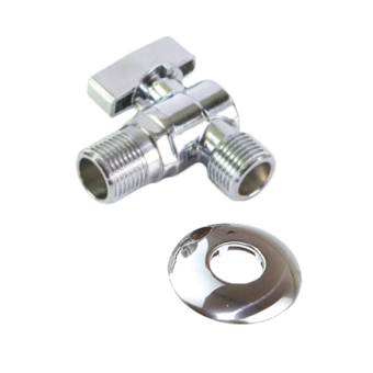 Вентиль для подключения сантехнических приборов  ( хром) 1/2"*3/4"