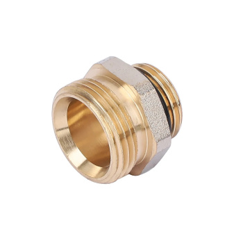 Ниппель  с уплотнительным кольцом 1/2" ш * 3/4" ш, никелированный