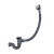Обвязка для ванны пластмассовый, автоматический с фиксатором